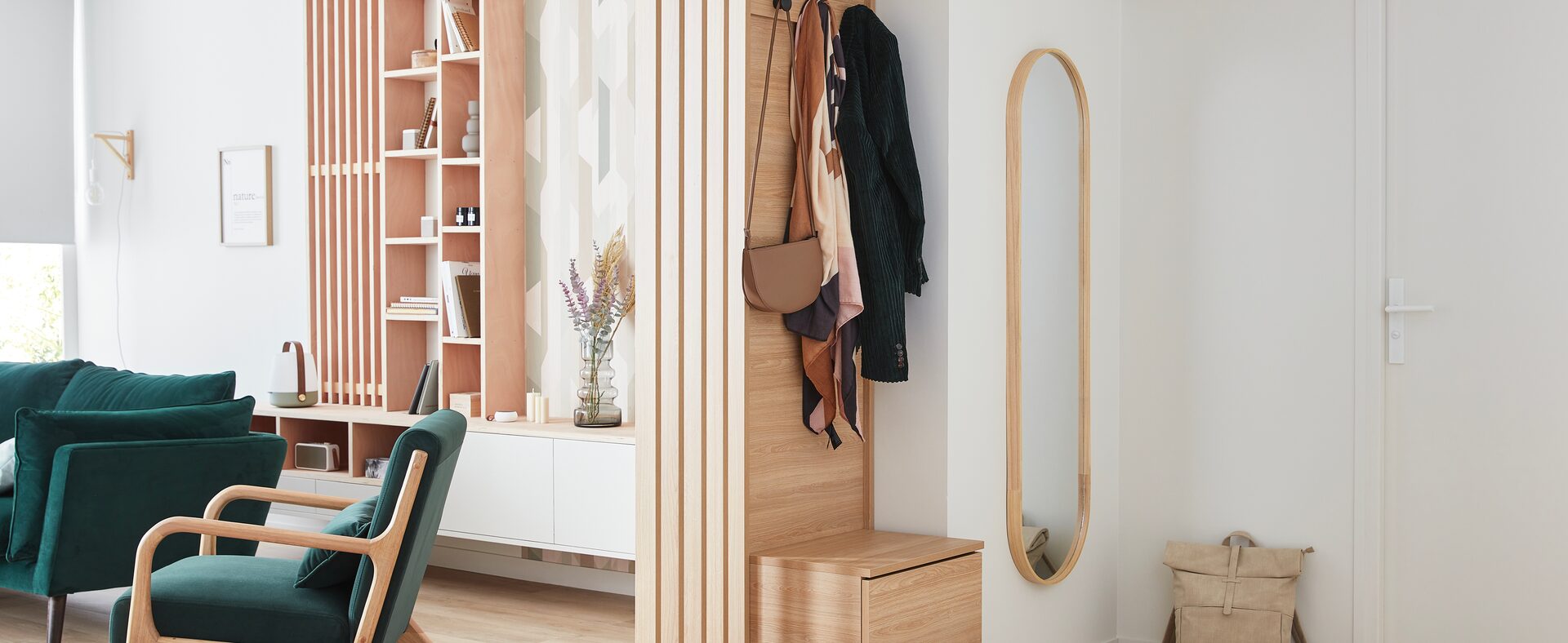3 idées pour délimiter une entrée dans un salon - 4MURS