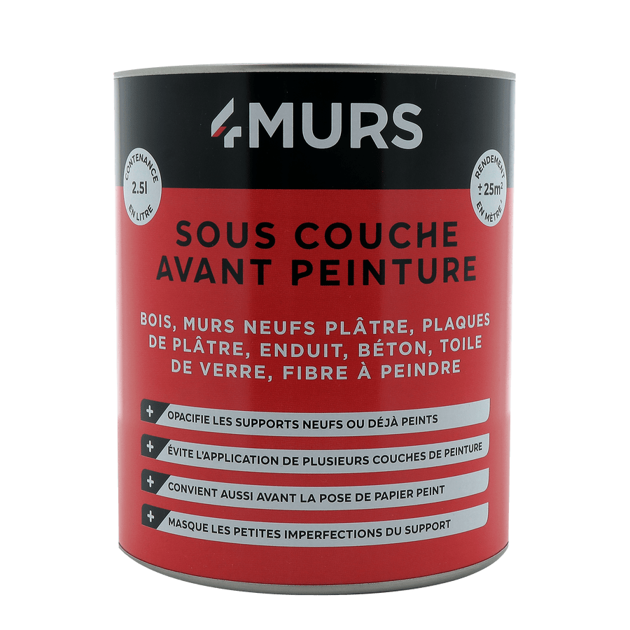Souscouches avant peinture 4MURS