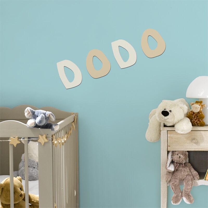Houtdecoratie om te schilderen letter D
