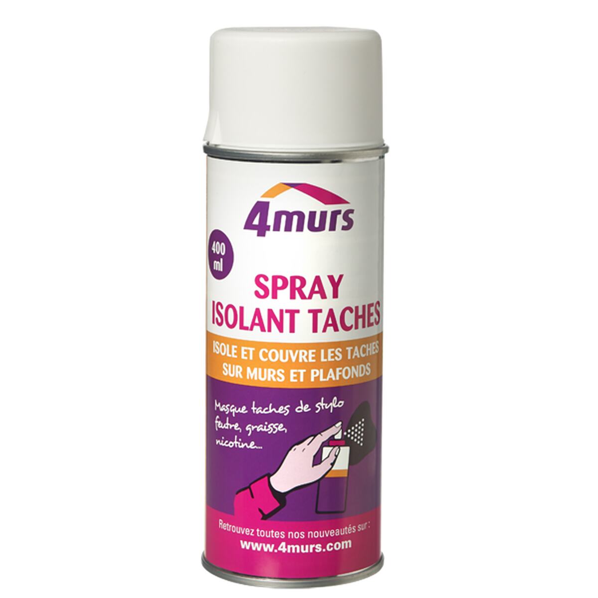 4MURS Peinture SOUS COUCHE ISOLANTE blanc Mat 0,4 L 4MURS