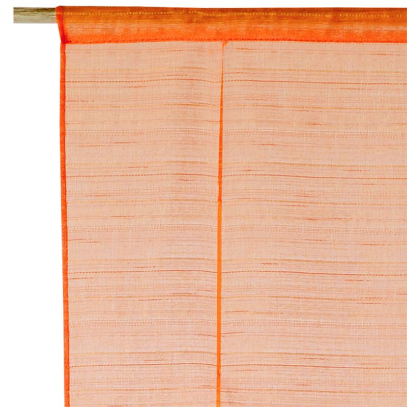 Glasgordijn LOLA kleur papaja 70 x 200 cm
