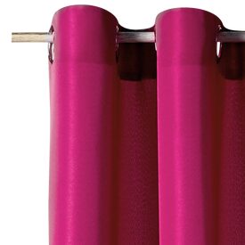 Rideau ESSENTIAL coloris rose fuschia 140 x 240 cm - Rideau - 4murs Rideau ESSENTIAL coloris rose fuschia 140 x 240 cm - Rideau - 4murs