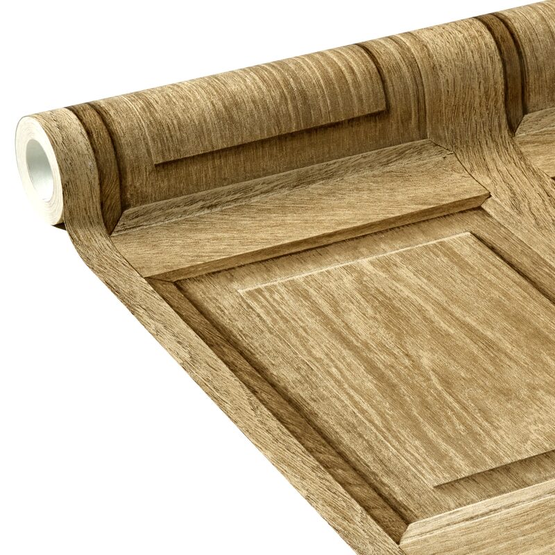 Christophe Papier peint intissé BOISERIE DE STYLE BY KOZIEL chêne naturel