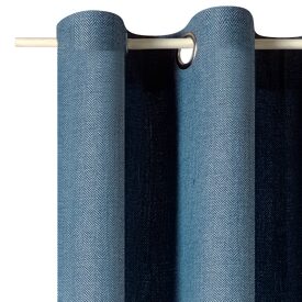 Rideau CLUB coloris bleu nuit 140 x 260 cm - Rideau - 4murs Rideau CLUB coloris bleu nuit 140 x 260 cm - Rideau - 4murs