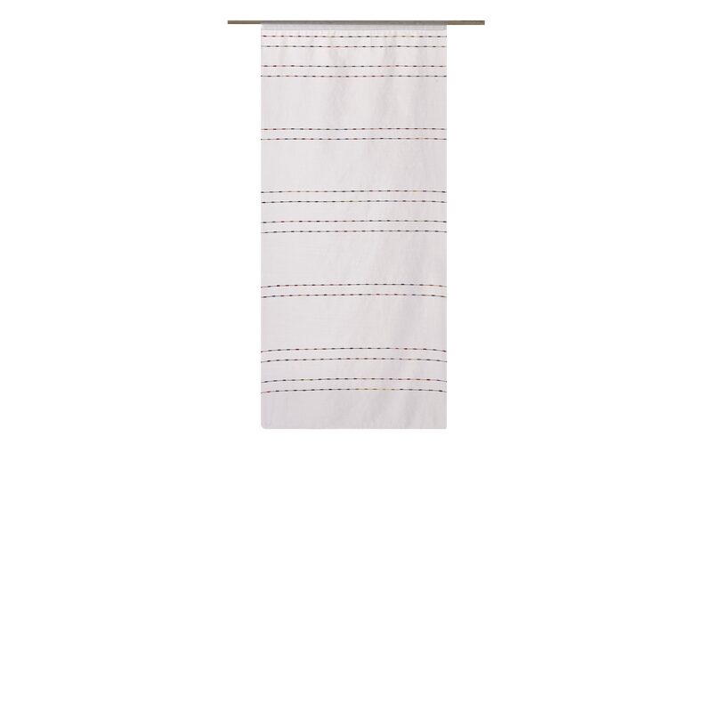 Vitrage RAINBOW coloris blanc 58 x 120 cm