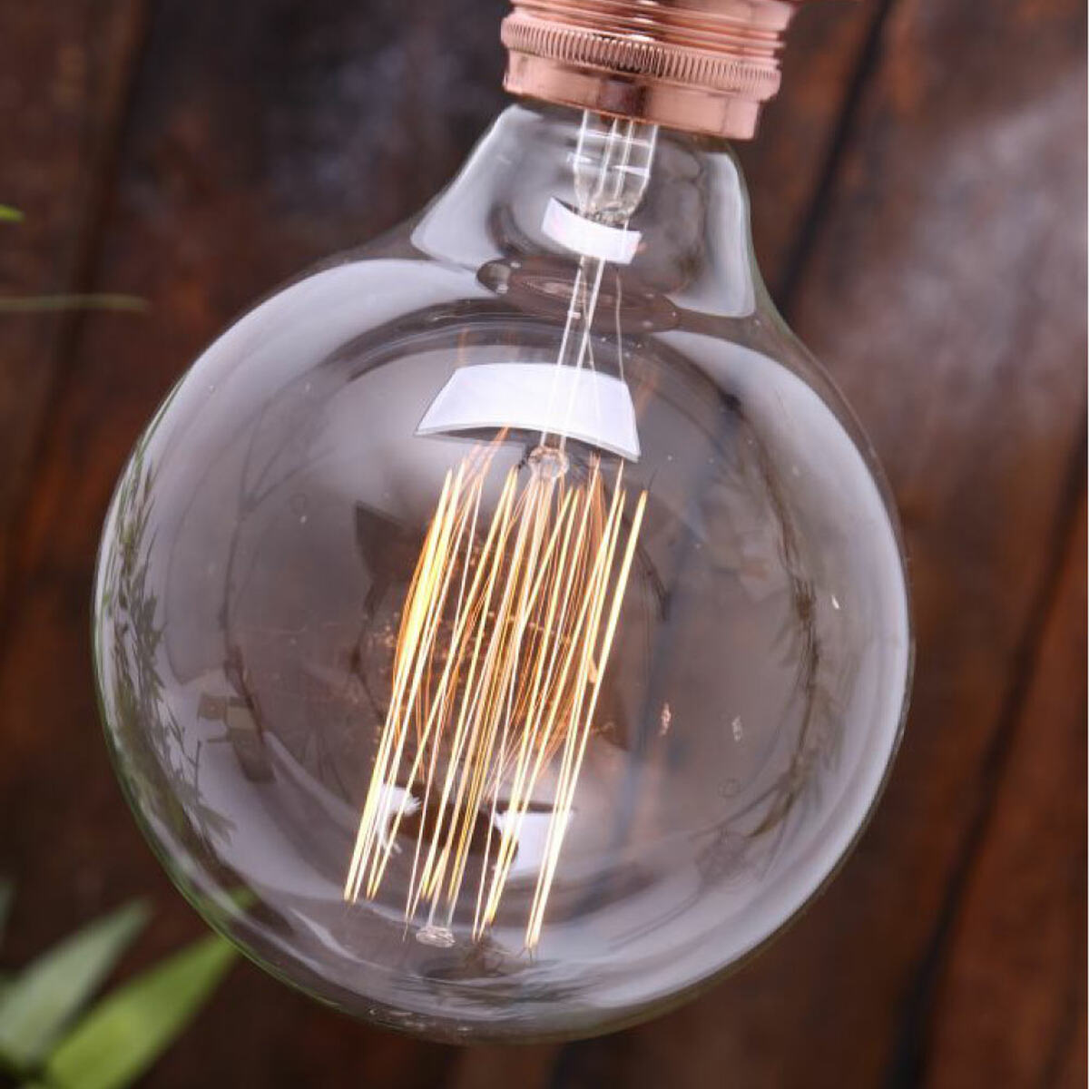 Ampoule FILAMENT GLOBE 40W E27 125 mm jaune 16 x 12,5 cm 4MURS