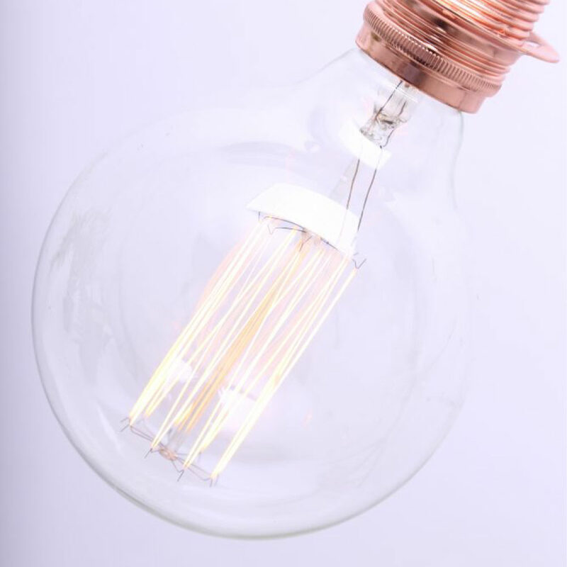 Ampoule FILAMENT GLOBE 40W E27 125 mm jaune 16 x 12,5 cm 4MURS