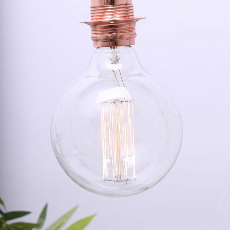 Ampoule FILAMENT GLOBE 40W E27 125 mm coloris jaune 16 x 12,5 cm