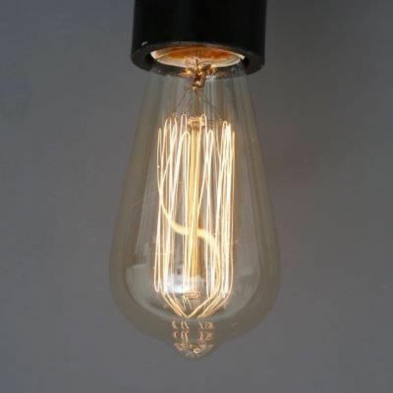 Ampoule FILAMENT LARME 40W E27 140 mm coloris jaune 14 x 14 cm Lampe