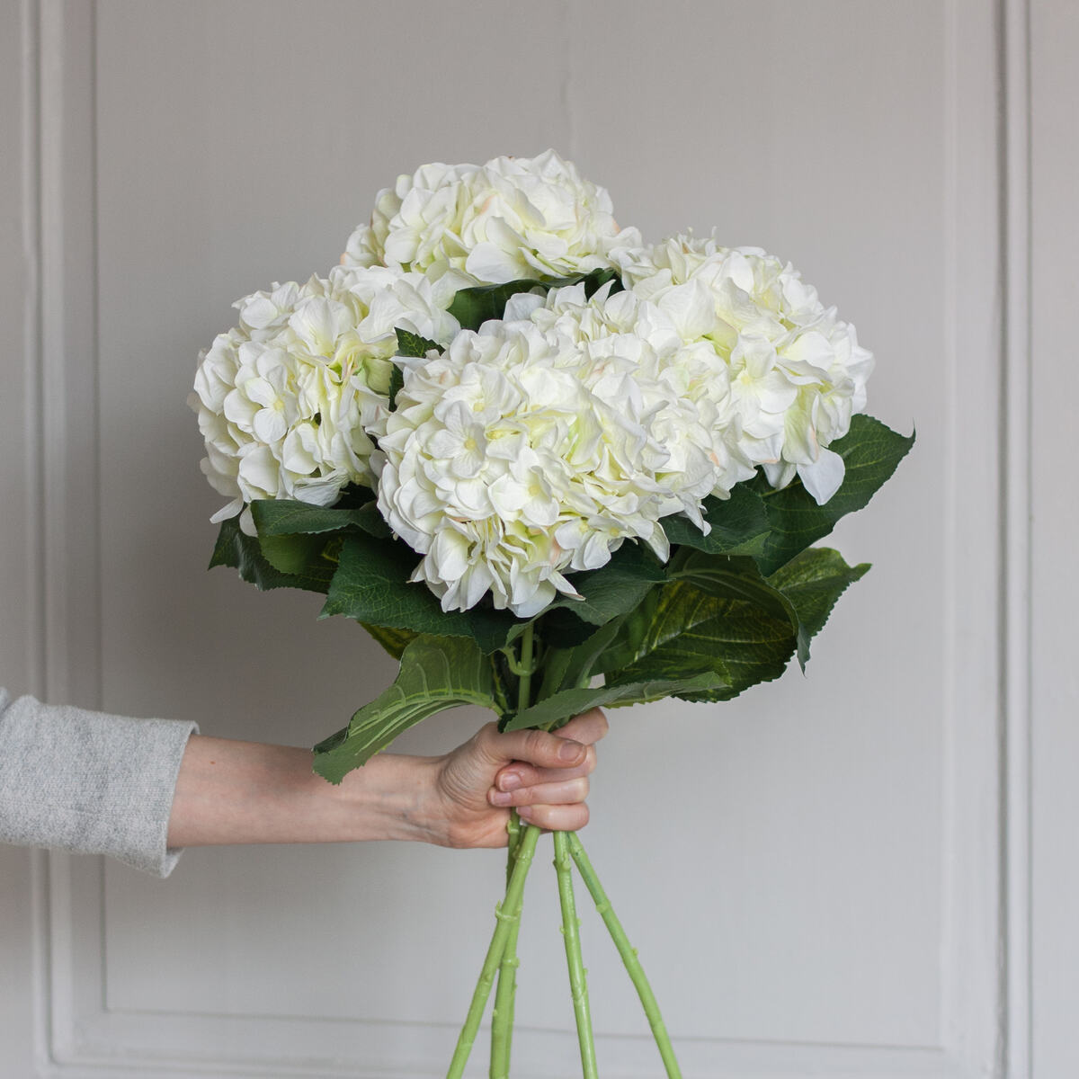 Amadeus Cades                        Fleur artificielle                        HORTENSIA                                            coloris blanc