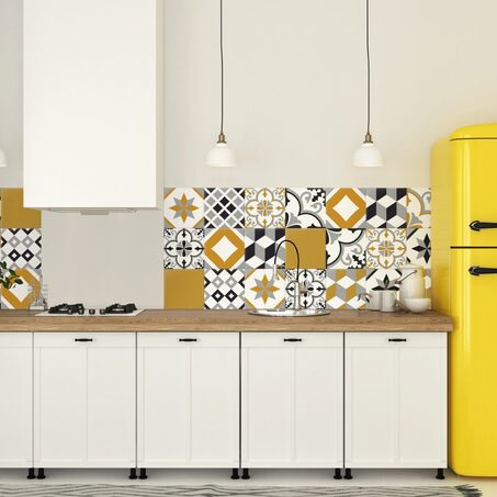 Plakfolie SOCHIC SQUARE KUBE kleur zwart