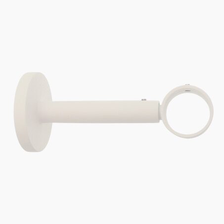 Support barre à rideau VELOURS blanc grainé 2,8 de 10,8 à 16 cm