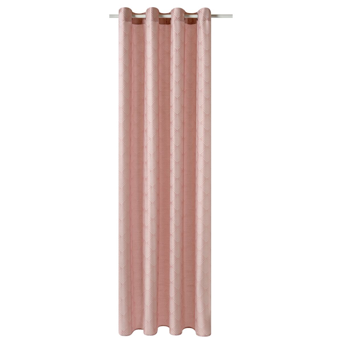 Nappe VELOURS MAT Rose Poudré Pour Table 230x230cm