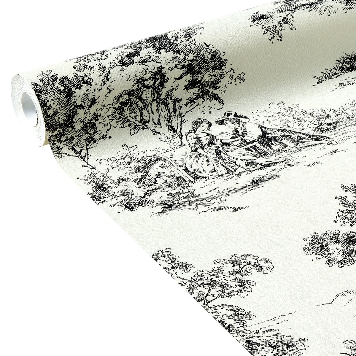 Tole De Jouy Dane Rose N Percale - Etsy