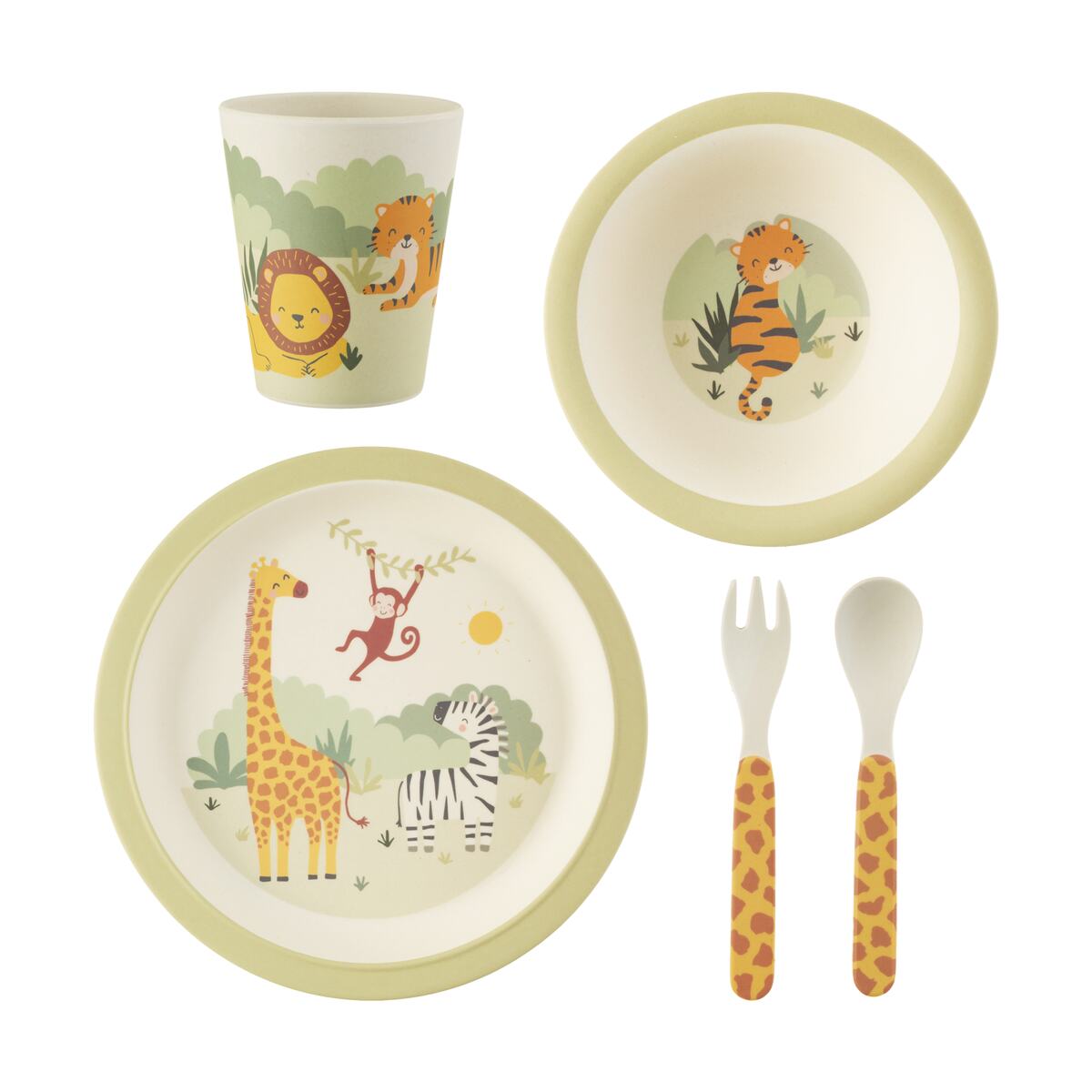 Set Repas 5 Pièces Ile Aux Pirates - Multicolore - - 60.58