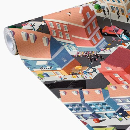 Papier peint intissé NOTTING HILL coloris multicolore