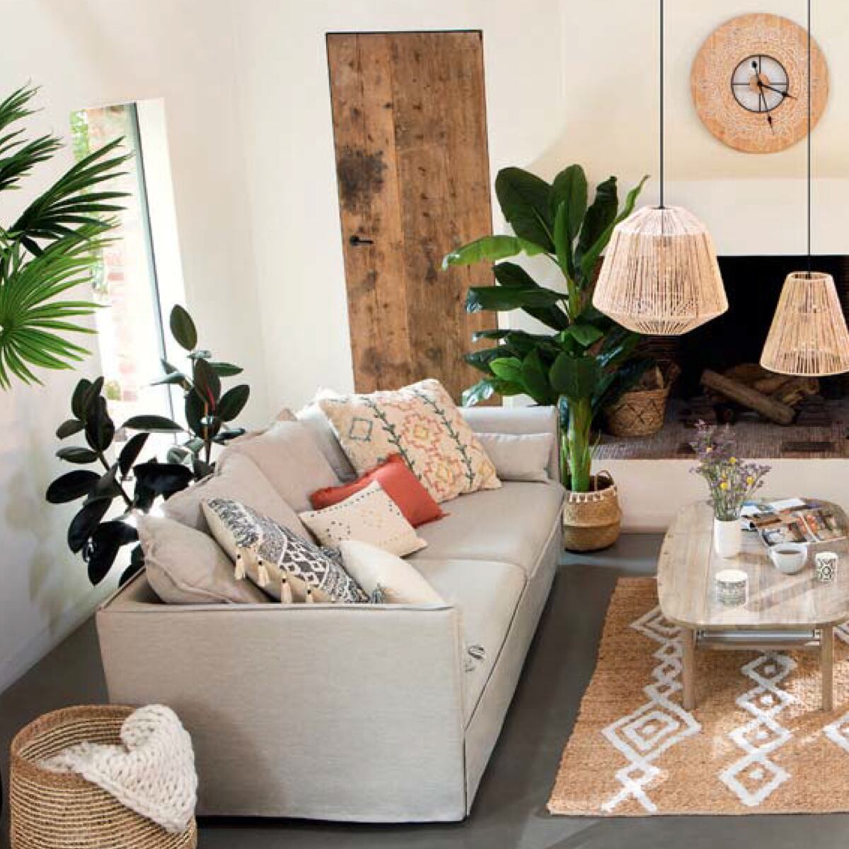 Canapé WILLY coloris beige 2 places 4MURS