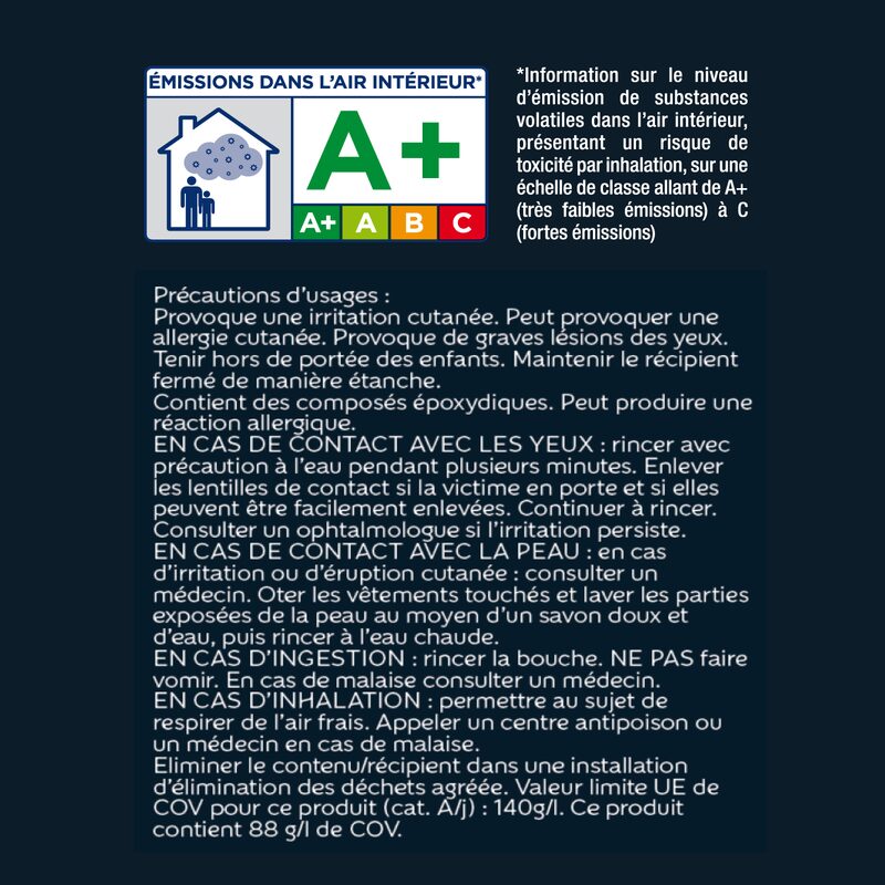 Peinture Rénovation RÉSINE PERFECTION Epoxy gris galet Satiné 0,5 L