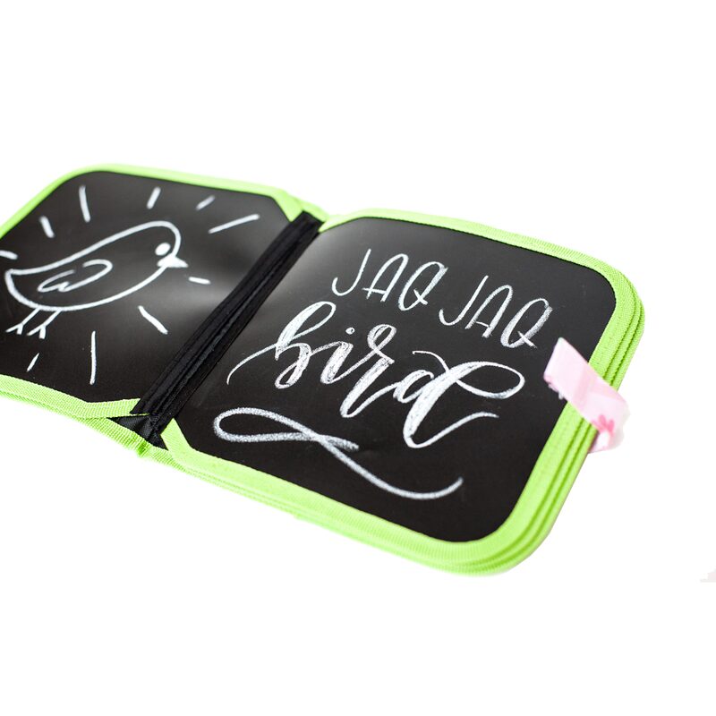 Coloriage CAHIER ARDOISE FOREST + 4 CRAIES ZÉRO POUSSIÈRE - 4MURS