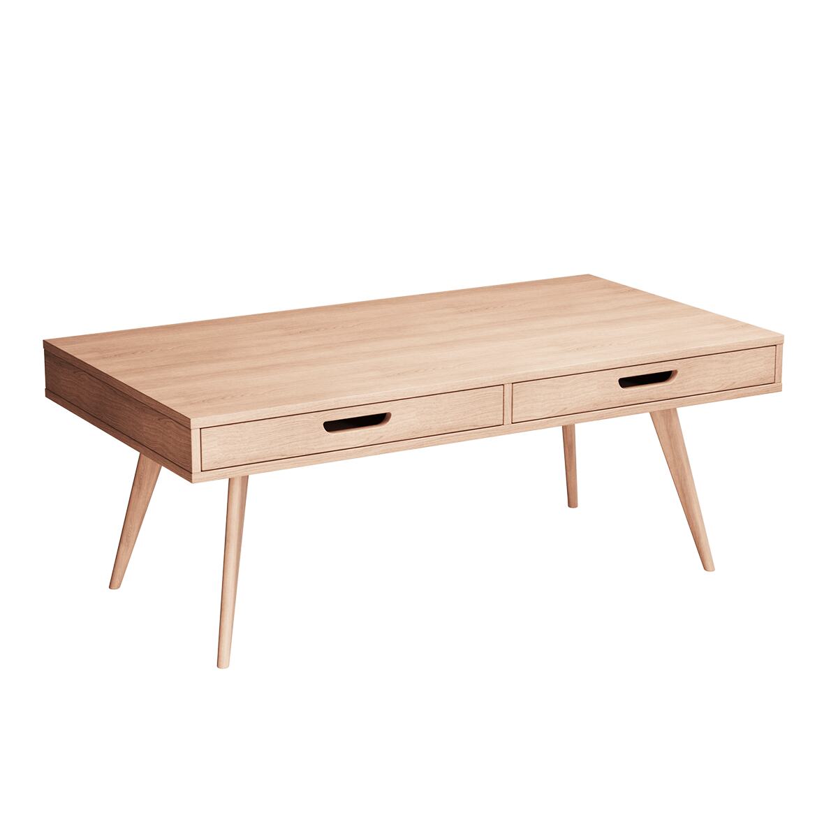 Table basse ZARA coloris naturel 130 x 70 cm 4MURS
