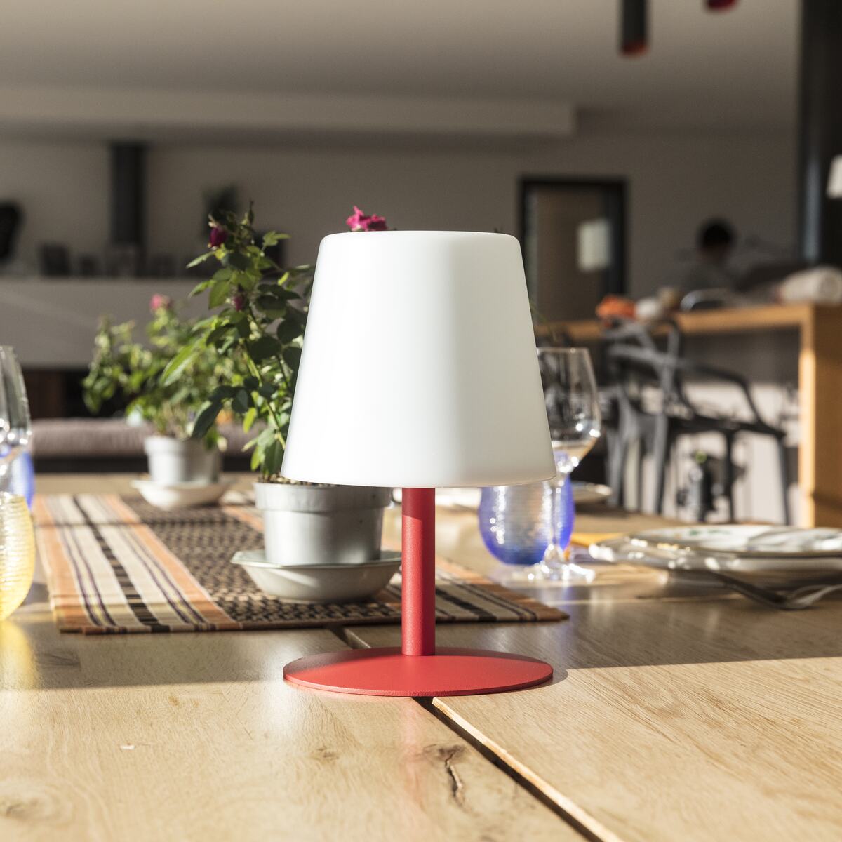 LUMISKY Lampe à poser STANDY coloris rouge 26 x 15 cm 4MURS