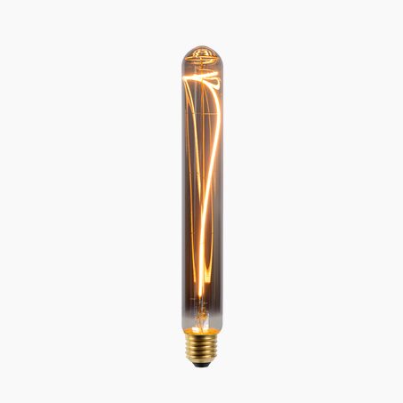 Ampoule LED E27 15W TUBE AMBRÉ coloris jaune 25 x 3,5 cm