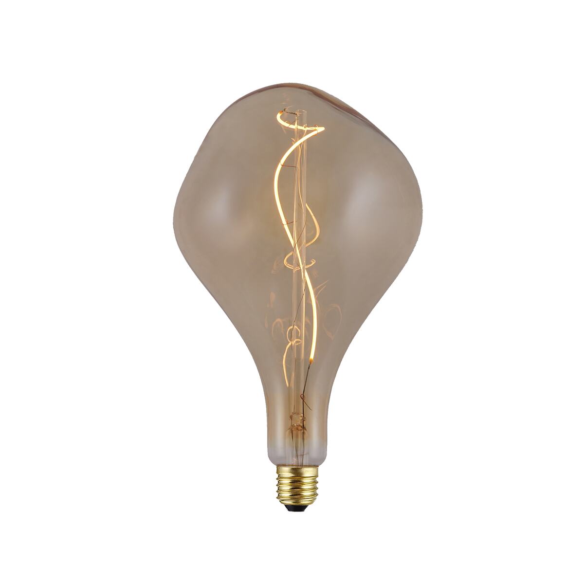 Ampoule LED E27 30W BULLE AMBRÉE jaune 17,6 x 12,5 cm 4MURS