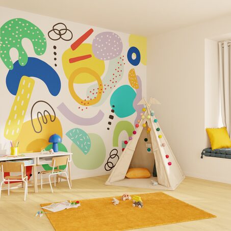 Décor mural panoramique XL PLAYTIME 300 x 270 cm