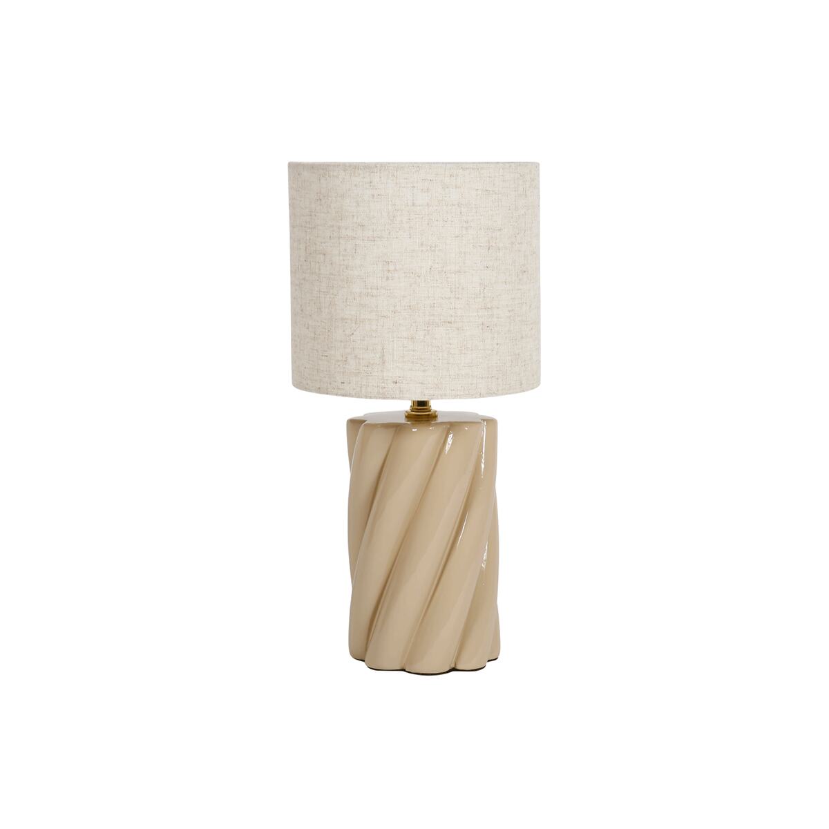 Lampe à poser céramique beige taupe 13x13x24cm Couleur beige Wadiga | La Redoute